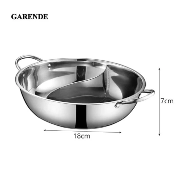 Nồi Lẩu Inox Garende - Lẩu Trung Quốc Dã Ngoại Gia Đình Du Lịch, Giá 145.200 VND