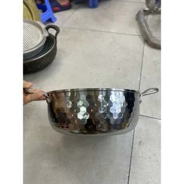 Nồi lẩu inox Hàn Quốc cao cấp - Nhiều kiểu dáng, kích cỡ - Giá ưu đãi 150.000₫ (đã giảm từ 184.500₫)