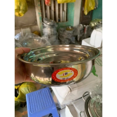 Nồi lẩu inox sáng bóng Tiên Đạt – Dùng được bếp gas, có hông ngoài, size 20‑30cm, giảm giá còn 76.500₫