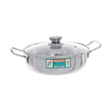 Nồi lẩu inox TIẾN THÀNH 2 quai TITHAFAC: tương thích mọi bếp, dễ làm sạch, chỉ 115.000₫