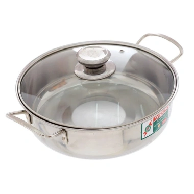 Nồi lẩu inox TIẾN THÀNH 2 quai TITHAFAC: tương thích mọi bếp, dễ làm sạch, chỉ 115.000₫