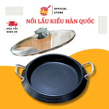 Nồi Lẩu Kim Chi Tokbokkki Đa Năng Hàn Quốc 26-28cm Kèm Nắp Banacook Giá 249k 3 Nồi Lẩu Kim Chi Tokbokkki Đa Năng Hàn Quốc 26-28cm Kèm Nắp Banacook Giá 249k 3