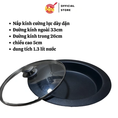Nồi Lẩu Kim Chi Tokbokkki Đa Năng Hàn Quốc 26-28cm Kèm Nắp Banacook Giá 249k 5 Nồi Lẩu Kim Chi Tokbokkki Đa Năng Hàn Quốc 26-28cm Kèm Nắp Banacook Giá 249k 5