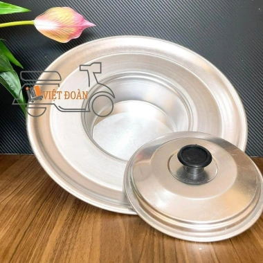 Nồi lẩu mâm nhôm dày 20-22cm - Dùng cho lẩu Thái, hải sản, dụng cụ bếp, giá ưu đãi 131.839 VND