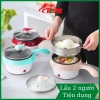 Nồi lẩu mini 2 tầng đa năng kèm lồng hấp cao cấp - Giá chỉ 159.000đ, giao màu ngẫu nhiên