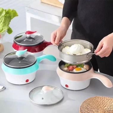 Nồi lẩu mini 2 tầng đa năng kèm lồng hấp cao cấp - Giá chỉ 159.000đ, giao màu ngẫu nhiên