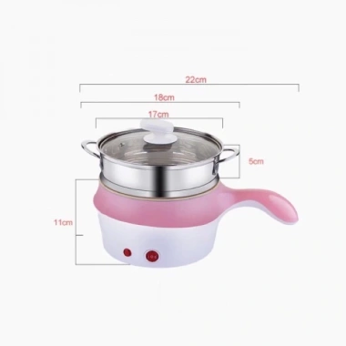 Nồi lẩu mini 2 tầng đa năng kèm lồng hấp cao cấp - Giá chỉ 159.000đ, giao màu ngẫu nhiên
