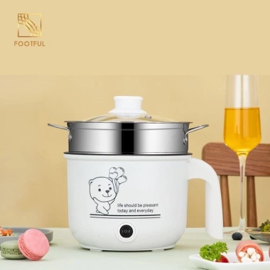 Nồi Lẩu Mini Cơm Điện Chống Dính Đa Năng cho Bánh Bao Pasta Ramen Bít Tết 204.600 VND