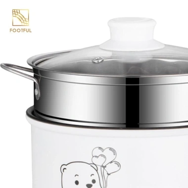 Nồi Lẩu Mini Cơm Điện Chống Dính Đa Năng cho Bánh Bao Pasta Ramen Bít Tết 204.600 VND