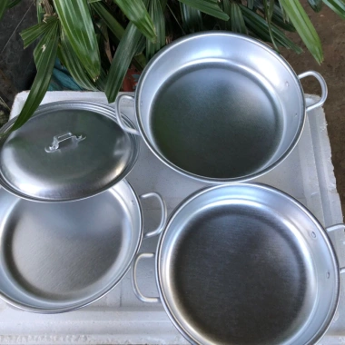 Nồi lẩu nhôm đa kích thước 25‑30cm, quai nắp tiện lợi, giảm giá 18% chỉ 80.000₫