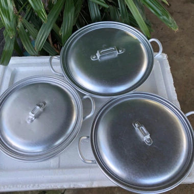 Nồi lẩu nhôm đa kích thước 25‑30cm, quai nắp tiện lợi, giảm giá 18% chỉ 80.000₫