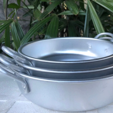 Nồi lẩu nhôm đa kích thước 25‑30cm, quai nắp tiện lợi, giảm giá 18% chỉ 80.000₫