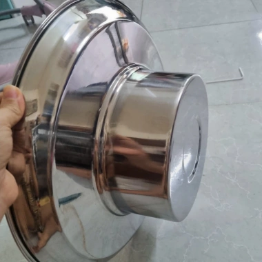 Nồi lẩu nón mâm vành 22cm & 44cm inox cao cấp, dùng mọi bếp kể cả bếp từ - Giá ưu đãi 235.200đ
