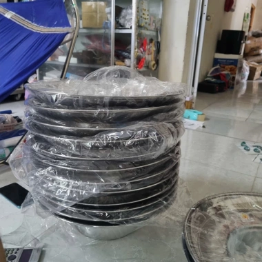 Nồi lẩu nón mâm vành 22cm & 44cm inox cao cấp, dùng mọi bếp kể cả bếp từ - Giá ưu đãi 235.200đ
