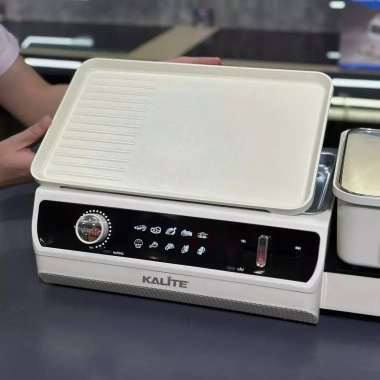 Nồi lẩu nướng 2in1 KALITE KLG555 2.200W - Chống dính ceramic, giá chỉ 1.69 triệu