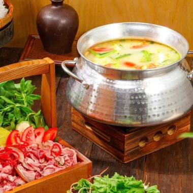 Nồi lẩu riêu cua nhôm gò cao cấp 16-22cm, siêu bền, giảm giá 23% - chỉ 152.950₫