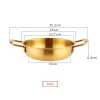 Nồi lẩu thép không gỉ mạ vàng phong cách Hàn Quốc - Chỉ 99.000đ, giảm 21.780đ 10