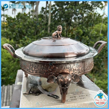Nồi lẩu voi chân cồn đẳng cấp - Giá ưu đãi 940.000₫, chất liệu bền, hiện đại 3