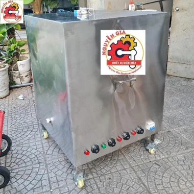 Nồi luộc bánh chưng vuông tự động, chiên tách dầu, hàng Việt, đặt theo yêu cầu, giá 3,5 triệu
