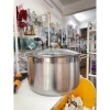 Nồi luộc gà 30cm inox cao cấp, nắp kính cường lực, dùng được bếp gas & bếp từ 8
