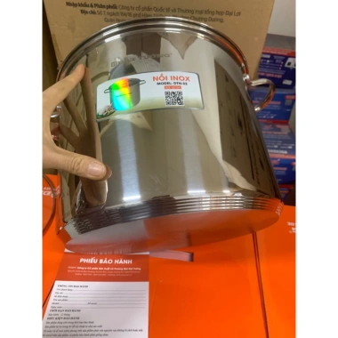 Nồi luộc gà 5 đáy đạt tường size 32 - Hàng chính hãng, giá tốt 654.000₫
