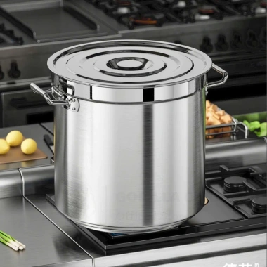 Nồi luộc gà bếp từ 3 đáy inox 15L-165L Gorilla Chef - Giá chỉ 599k, dùng cho bếp gas
