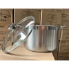 Nồi luộc gà inox 30 cm 12 lít - Siêu to, dày dặn, nắp vung kính sang trọng, giảm giá 245k 6