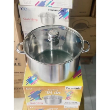 Nồi luộc gà inox cao cấp Panasonic 30cm - Nồi đa năng, giá ưu đãi 320k 3 Nồi luộc gà inox cao cấp Panasonic 30cm - Nồi đa năng, giá ưu đãi 320k 3