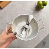 Nồi Mì 17cm Inox Mini Hàn Quốc – Nối Trộn Cơm, Ngũ Cốc, Tặng 2 Thìa, 4.892₫ 5