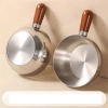 Nồi mini inox 14cm cán gỗ chống bỏng - Nấu mì, đun sữa, làm sốt - Dùng gas & bếp từ - 25.650 VND 4