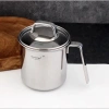 Nồi mini inox 3 lớp Chockmen 1L, nấu mì, lẩu, trà, sữa, dùng mọi bếp, giá 435.000₫ 2