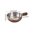 Nồi mini inox cán gỗ chống bỏng – Nấu mì, đun sữa, làm sốt, dùng bếp gas & từ, 29k 6