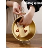 Nồi mini thép không gỉ kèm nắp, nấu lẩu mì cay soup, dùng mọi bếp, giá 87k 5