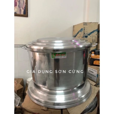 Nồi móc nhôm Hồng Hân size 60‑66‑72cm - Nấu bánh lớn, giá chỉ 680k, Freeship