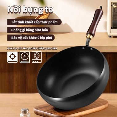 Nồi nấu 24/28cm và chảo sâu lòng chống dính - Nồi sữa cao cấp, đựng thức ăn bé, giảm còn 189.000₫