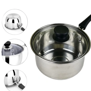 Nồi Nấu Bột và Cháo Đồ Ăn Dặm Bé 16cm Siêu Nhẹ, An Toàn, Dễ Dùng - Giá Ưu Đãi 63.200đ 6