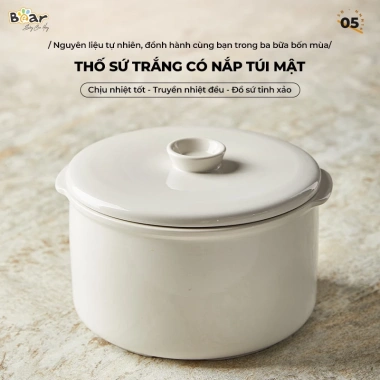 Nồi Nấu Chậm Bear SB NNC16 1.6L - Cháo, Súp, Ninh, Hầm, Chè, Giá 912.000 VND 5