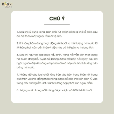 Nồi Nấu Chậm Bear SB NNC20 2L - Nấu Cháo Ăn Dặm, Nấu Chè, Giá 804.000 VNĐ 8 Nồi Nấu Chậm Bear SB NNC20 2L - Nấu Cháo Ăn Dặm, Nấu Chè, Giá 804.000 VNĐ 8