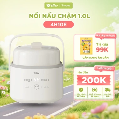 Nồi Nấu Chậm Bear SC-4H10E 1.0L - Chưng Yến, Nấu Cháo Ăn Dặm Bé, Giá 628.000 VND