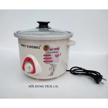 Nồi nấu chậm ĐẠT TƯỜNG đa năng điện, ruột gốm sứ, hàng chính hãng - 215.000₫ 10