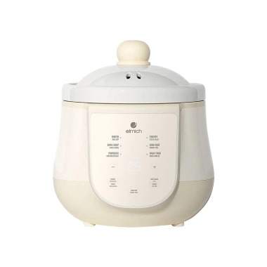 Nồi nấu chậm Elmich SCE-8.524OL 1L - Đa năng nấu cháo, chưng yến, tiết kiệm năng lượng, chỉ 590.000₫