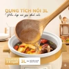 Nồi Nấu Chậm Gilux GLN85S 3L Bảng Điện Tử Hẹn Giờ - Chưng Yến, Nấu Cháo, Cách Thủy Cho Bé, Giá 899.000₫ 4
