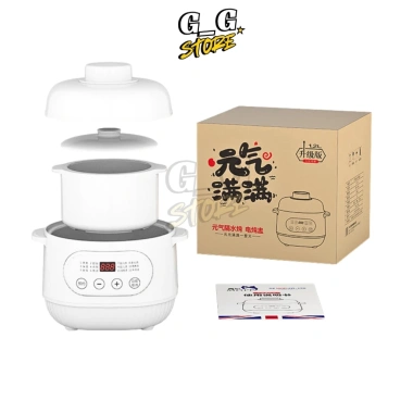 Nồi Nấu Chậm Gốm 1L Đa Năng - Súp, Chưng Yến, Hầm Cháo - Giữ Nhiệt Tốt, Tiết Kiệm Điện | GGStore