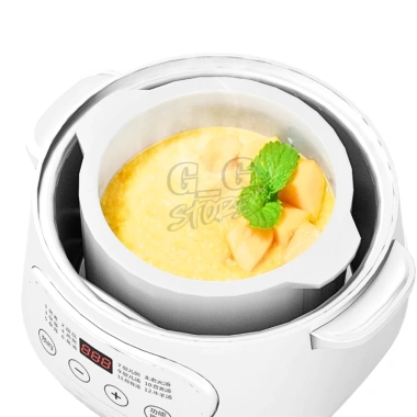 Nồi Nấu Chậm Gốm 1L Đa Năng - Súp, Chưng Yến, Hầm Cháo - Giữ Nhiệt Tốt, Tiết Kiệm Điện | GGStore