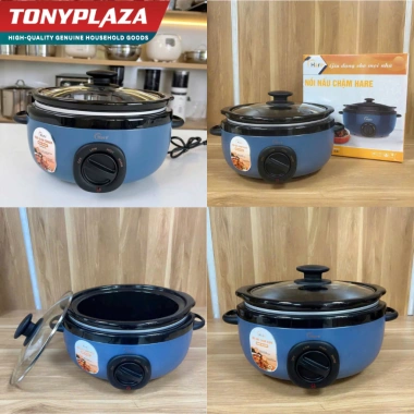 Nồi nấu chậm Hare HR‑SC535 3.5L – Nấu cháo, chưng yến, hầm kho, giữ dưỡng chất 10
