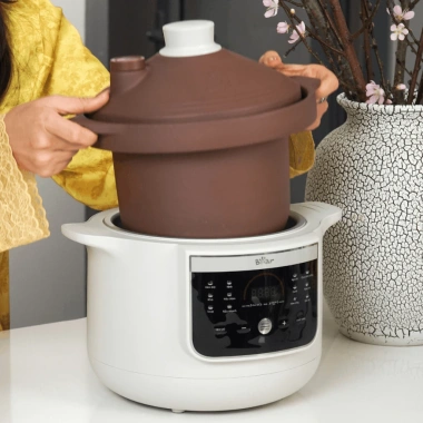 Nồi Nấu Chậm Tử Sa BEAR ESP 305LP 3.0L - Nấu Cháo Hầm Soup Giữ Ấm Hẹn Giờ, 1.18 triệu