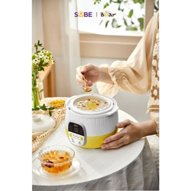 Nồi Nấu Cháo Chậm 0.8L BEAR SUBE001 - Đậm Dưỡng Chất, Chưng Yến, Giá 560.000 VND