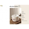 Nồi nấu cháo chậm Bear 0.8L 200W Đa năng hầm, chưng yến, hấp, giữ dinh dưỡng, BH 18 tháng 7