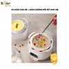 Nồi nấu cháo chậm Bear 0.8L 200W Đa năng hầm, chưng yến, hấp, giữ dinh dưỡng, BH 18 tháng 9