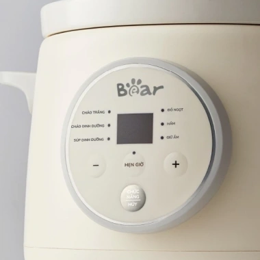Nồi Nấu Cháo Chậm Bear 1.5L SB‑NNC15 – Đa năng hầm, hấp, chưng yến, cách thủy, giảm giá 750k 6